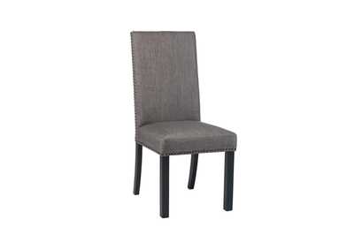 Image for Jamestown Upholstered Side Chairs Charcoal (Set of 2)