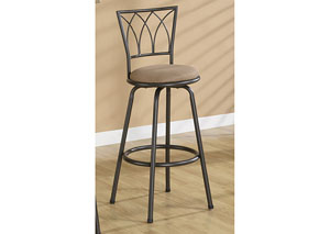 Image for Brown & Black Bar Stool (Set of 2)