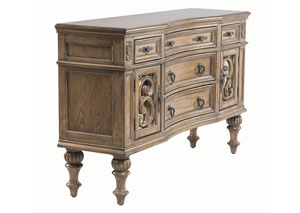 Image for Antique Linen Console Server