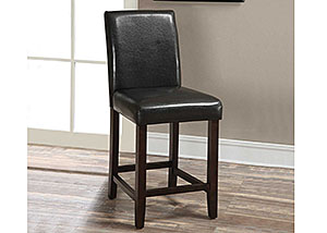 Image for Dark Brown & Walnut 24" Bar Stool (Set of 2)