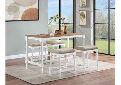 5 PC COUNTER HT DINING SET