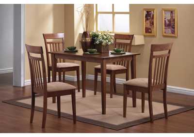 Image for Robles 5-Piece Dining Set Chestnut And Tan
