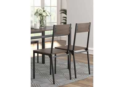 Image for 5-piece Dining Set Ark Brown and Matte Black