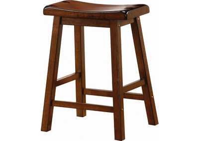 Image for Wooden Counter Height Stools Chestnut (Set of 2)