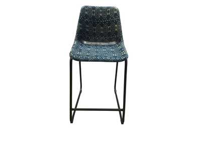 Image for Dark Blue Counter Height Stool
