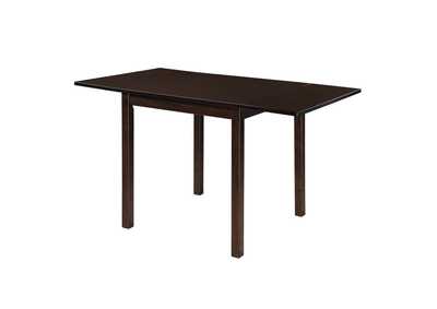 Image for Kelso Rectangular Dining Table With Drop Leaf Cappuccino