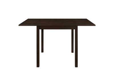 Kelso Rectangular Dining Table with Drop Leaf Cappuccino,Coaster Furniture