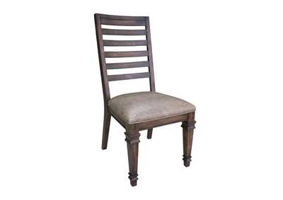 Image for Avenue Ladder Back Side Chairs Brown (Set Of 2)