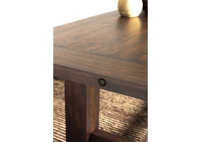 Calandra Rectangle Dining Table with Extension Leaf Vintage Java,Coaster Furniture
