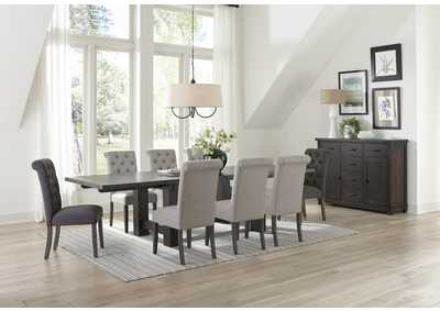 Calandra Rectangle Dining Table with Extension Leaf Vintage Java,Coaster Furniture