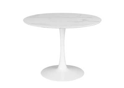 Image for Arkell 40-Inch Round Pedestal Dining Table White