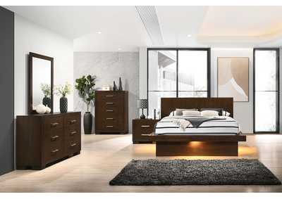 Jessica Minimalistic Platform Bedroom Set,Coaster Furniture