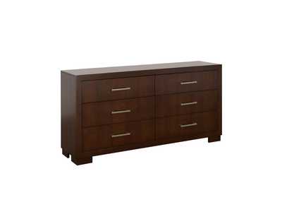 Image for Jessica 6-Drawer Dresser Cappuccino