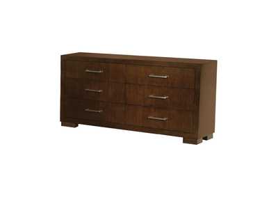 Image for Jessica 6-Drawer Dresser Cappuccino