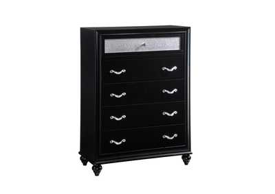 Image for Barzini Five-Drawer Chest With Metallic Drawer Front
