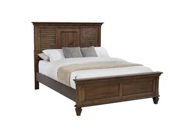 Franco California King Panel Bed Burnished Oak,Coaster Furniture