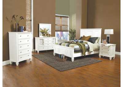 Image for Sandy Beach Bedroom Set With High Headboard