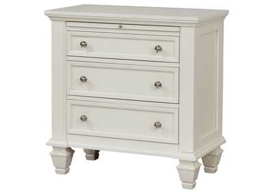 Sandy Beach 3-drawer Nightstand White,Coaster Furniture