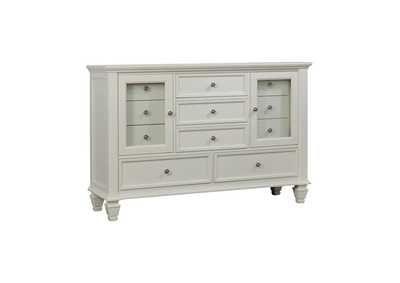 Sandy Beach White 11-Drawer Dresser