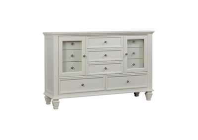Image for Sandy Beach 11-Drawer Rectangular Dresser White
