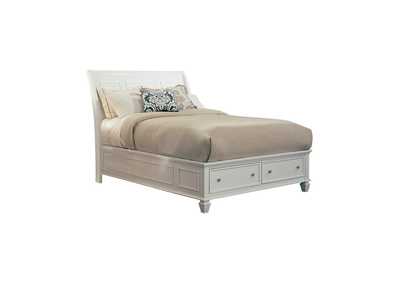 Image for Sandy Beach White Eastern King Storage Bed