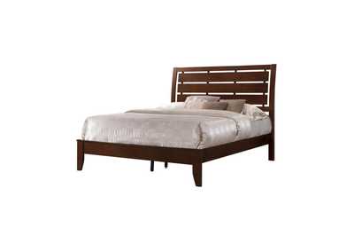 Image for Serenity Full Panel Bed With Cut-Out Headboard Rich Merlot