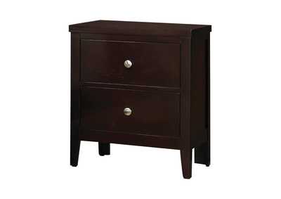 Image for Eternity Carlton Cappuccino Two-Drawer Nightstand