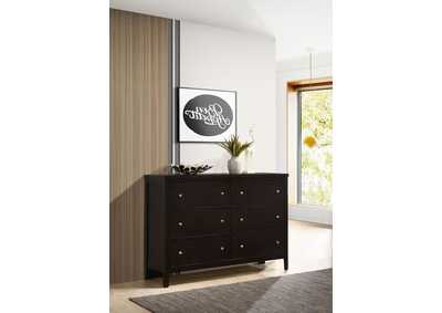 Image for Carlton 6-Drawer Rectangular Dresser Cappuccino