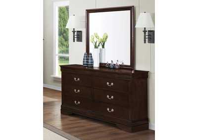 Louis Philippe 6-drawer Dresser Cappuccino – Just Like Home Express