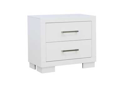 Image for Jessica 2 - drawer Nightstand White