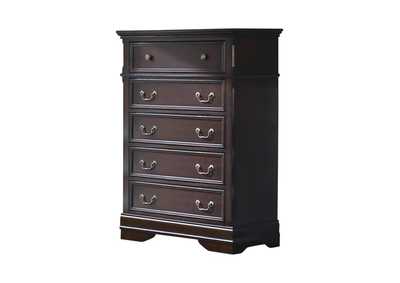 Image for Cambridge 5 - drawer Rectangular Chest Cappuccino