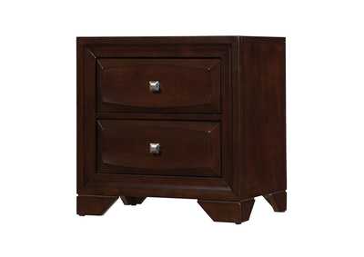 Image for Brown & Cappuccino Nightstand