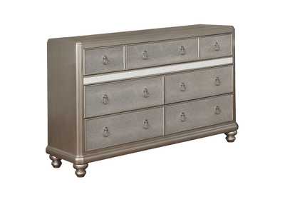 Bling Game 7-drawer Dresser Metallic Platinum,Coaster Furniture