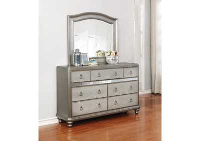 Image for Bling Game Arched Mirror Metallic Platinum