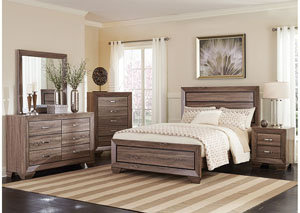 Image for Washed Taupe Dresser w/Mirror