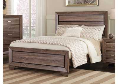 Image for Kauffman Queen Panel Bed Washed Taupe