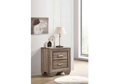 Image for Kauffman 2-drawer Nightstand Washed Taupe