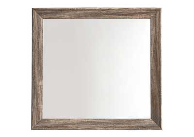 Kauffman Rectangular Mirror Washed Taupe,Coaster Furniture