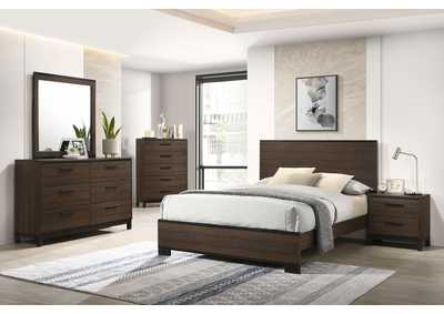 Edmonton Eastern King Panel Bed Rustic Tobacco,Coaster Furniture