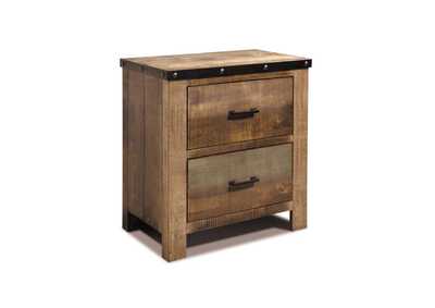 Image for Sembene 2-drawer Nightstand Antique Multi-color