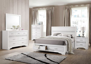 Miranda White Dresser & Mirror,Coaster Furniture