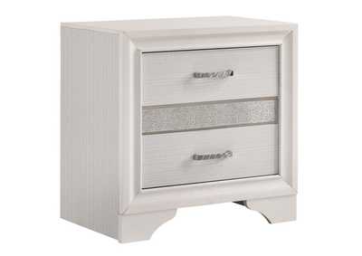 Miranda 2-drawer Nightstand Tray White,Coaster Furniture
