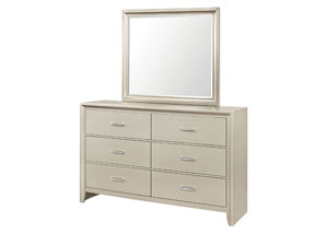 Image for Silver 6 Drawer Dresser