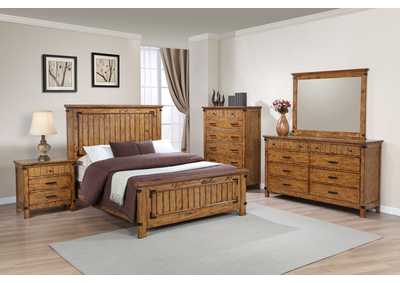 Brenner Full Panel Bed Rustic Honey,Coaster Furniture