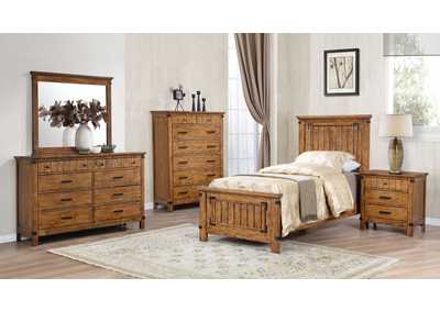Image for Brenner Panel Bedroom Set Rustic Honey