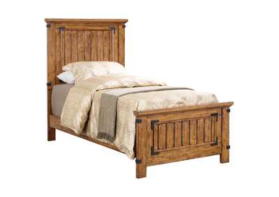 Brenner Twin Panel Bed Rustic Honey,Coaster Furniture