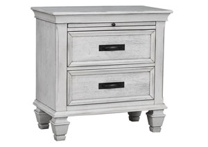 Image for Antique White Nightstand