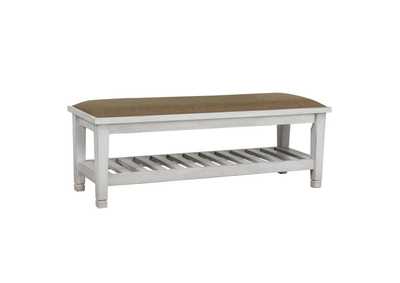 Image for Franco Bench Brown and Antique White
