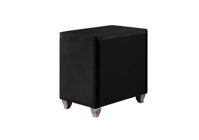 Deanna 2-drawer Rectangular Nightstand Black,Coaster Furniture
