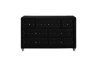 Deanna 7-drawer Rectangular Dresser Black,Coaster Furniture